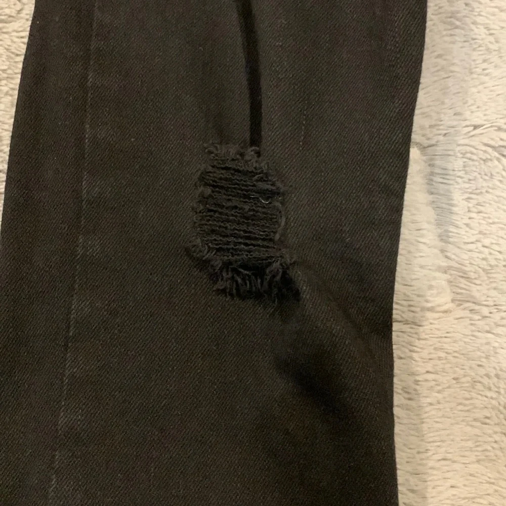 RSQ Skinny Taper Distressed Black Jeans - Picture 7 of 13